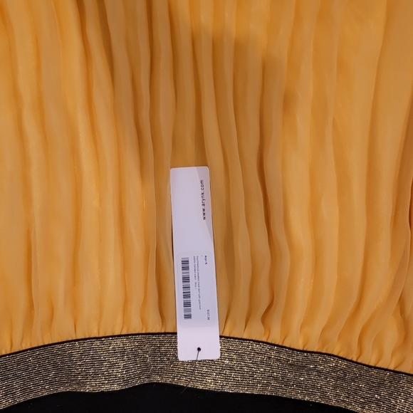 NWT Aryn K Asymmetrical Pleated Skirt - Picture 4 of 5